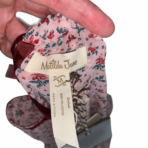 Matilda Jane Women's M Medium Chelsea Top # 18623T NWT Floral Print Semi Sheer - Picture 8 of 8